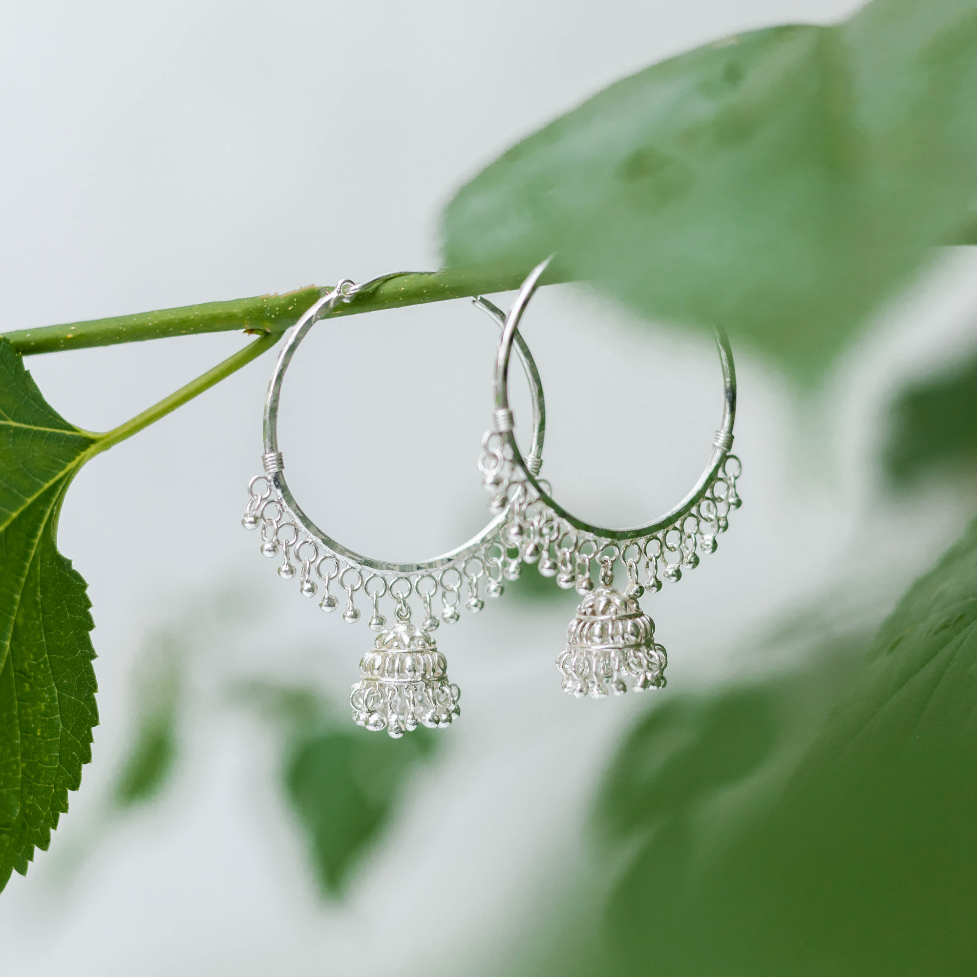 Hoop Pinjada earrings